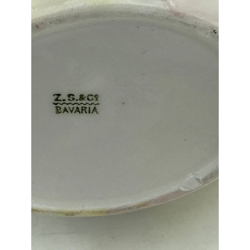 Hand-Painted‎ Bavarian Porcelain Cream, Sugar, Salt and Pepper